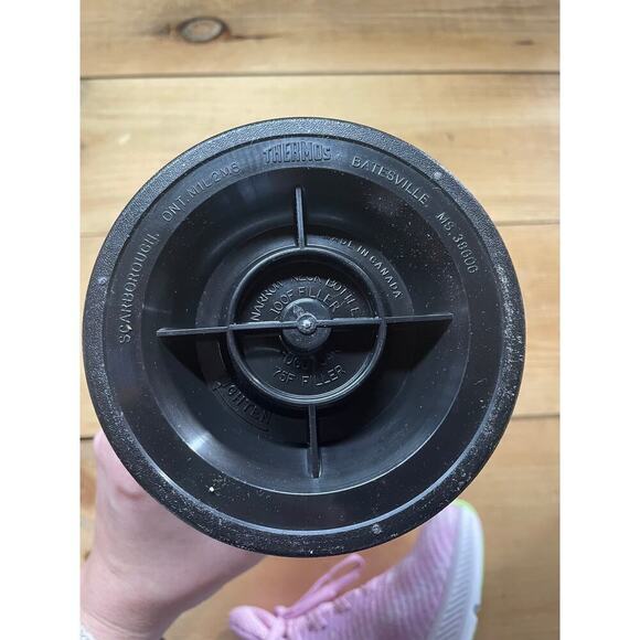 Vintage Thermos Serv White/Black. Coffee Carafe Pitcher. 12" - Picture 2 of 5